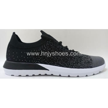 fashion breathable flyknit running shoes